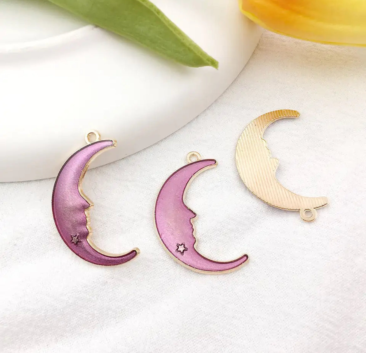 Moon with Star Pendant