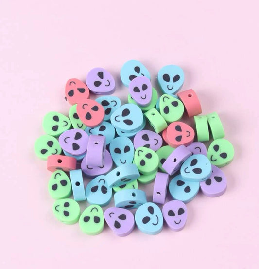 Alien Clay Beads