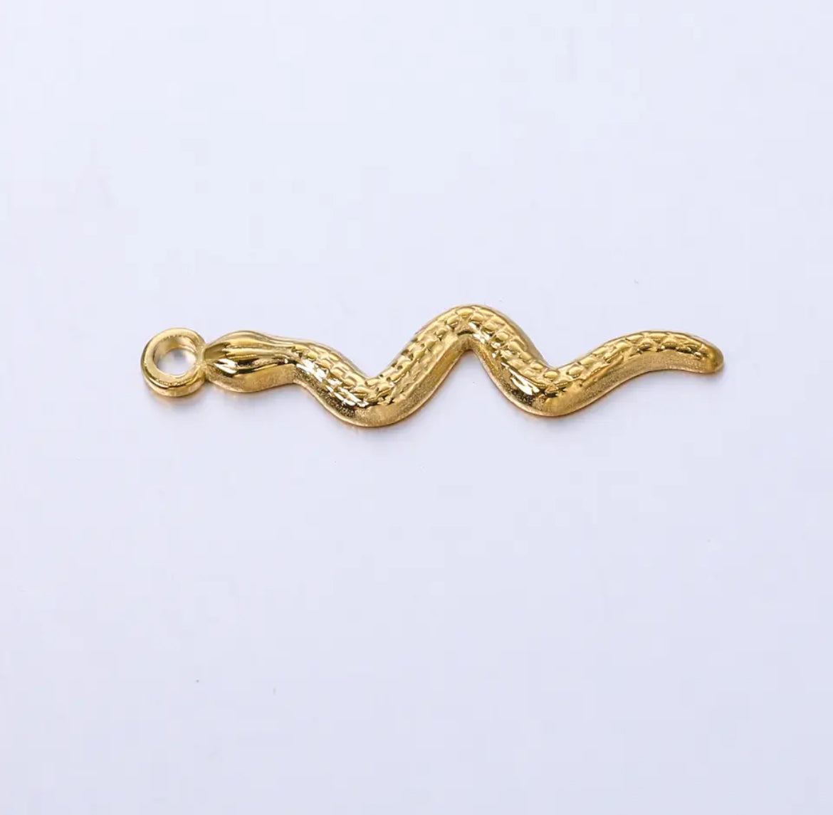 304 Stainless Steel Snake Pendant