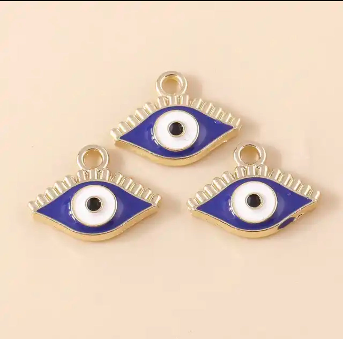 Dark Blue Evil Eye Pendant