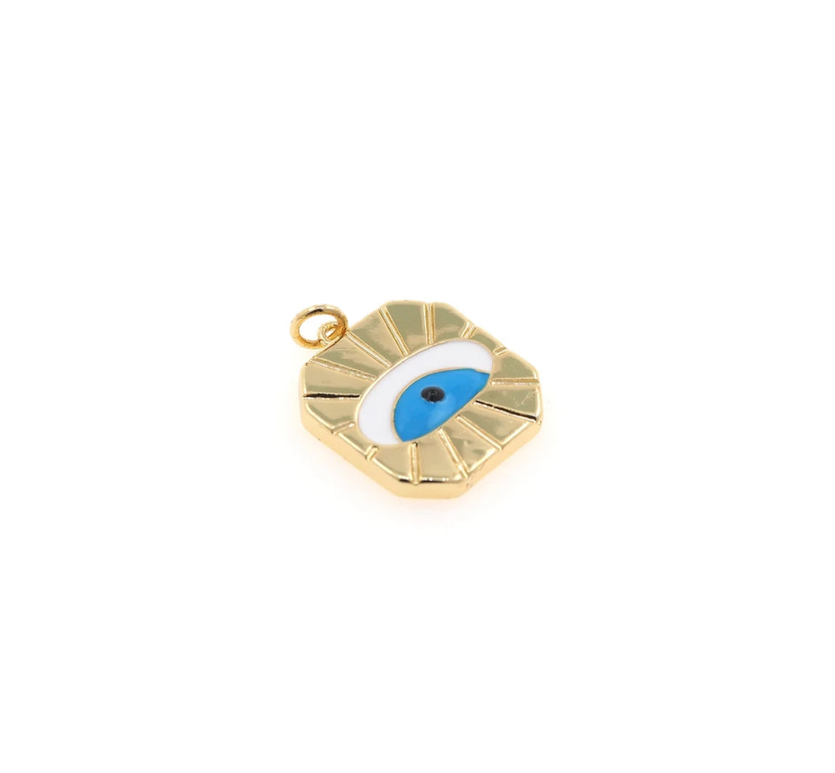 Square with Eye Pendant