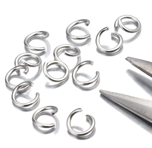 304 Stainless Steel Open Jumprings