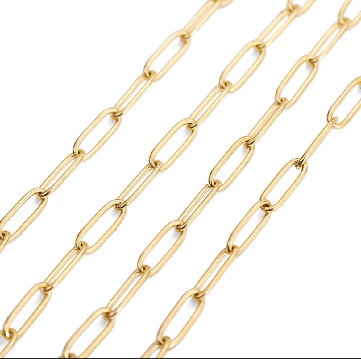 Paperclip Stainless Steel Chain