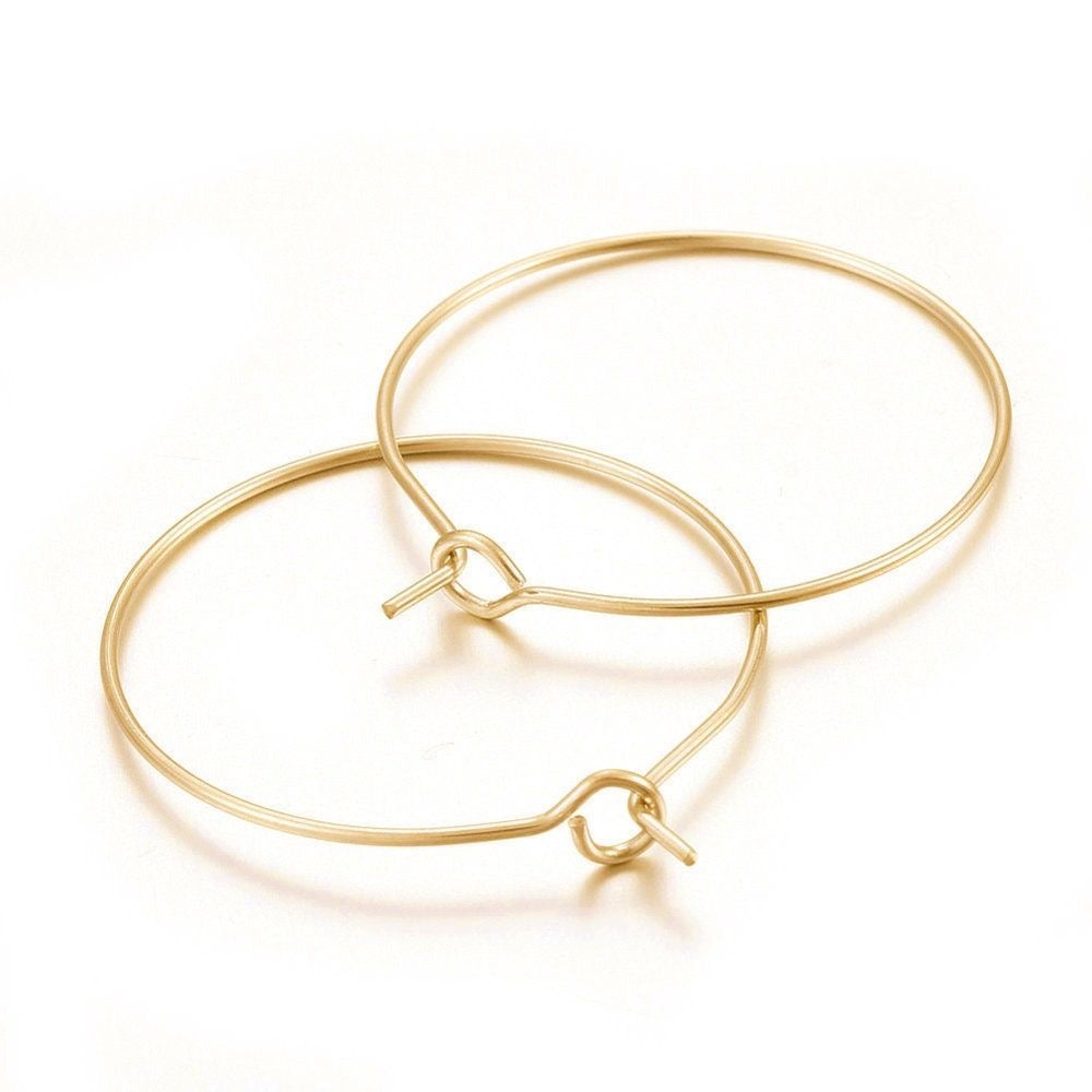 Hoop Earrings Stainless Steel Finding